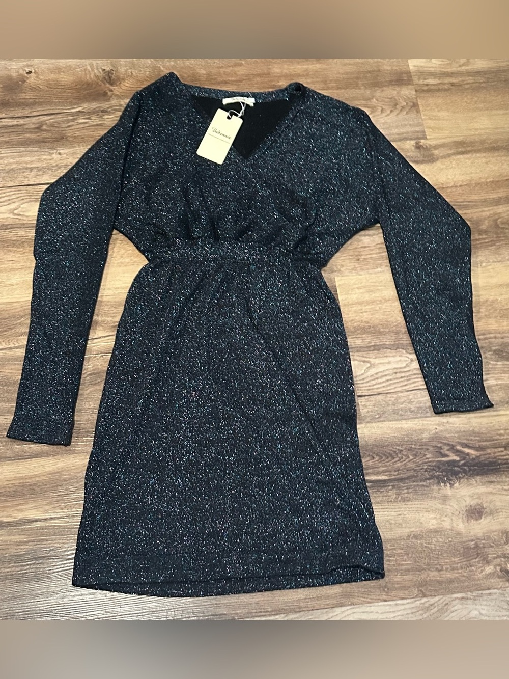 Bebonnie Long-Sleeve V-Neck Women’s Dress